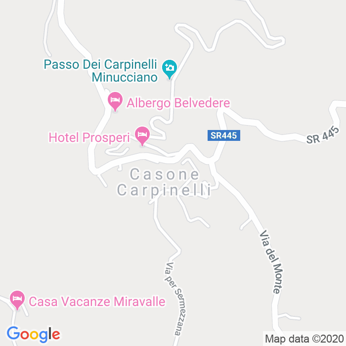 CAP di Casone Carpinelli (Carpinelli) a Minucciano