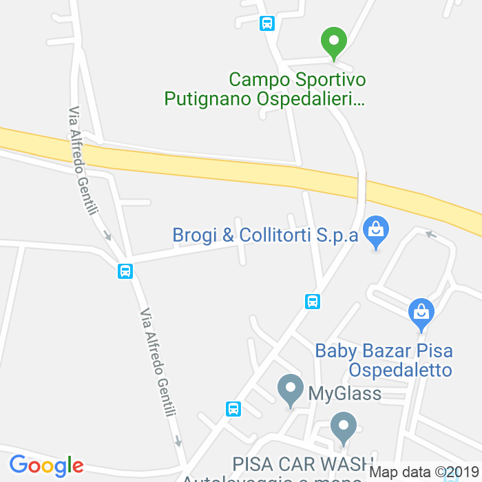 CAP di Via Campigiana a Pisa
