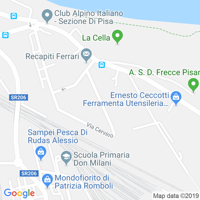 CAP di Via Cervino a Pisa