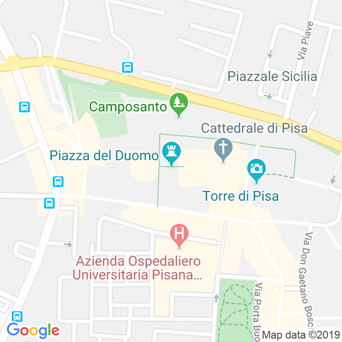 CAP di Piazza Iacopo Barchielli a Pisa