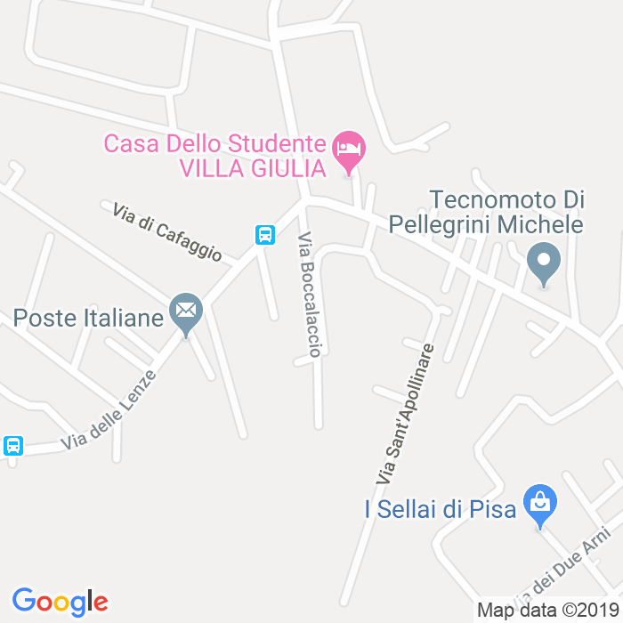 CAP di Via Boccalaccio a Pisa