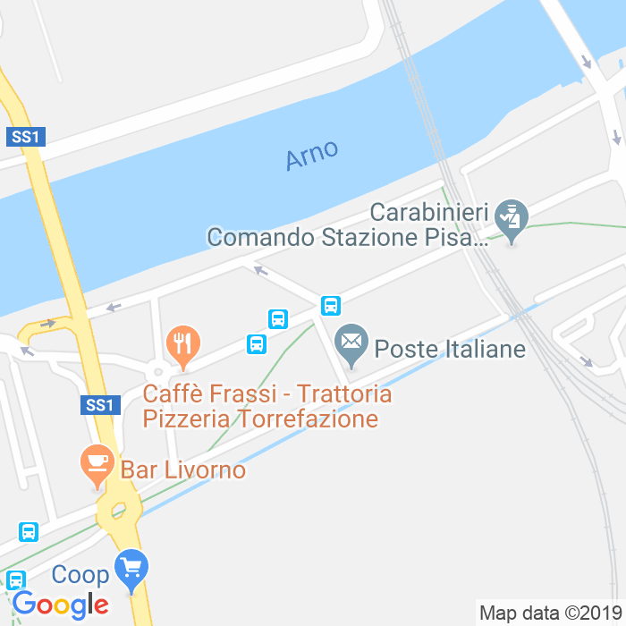 CAP di Via Giovanni Di Balduccio a Pisa