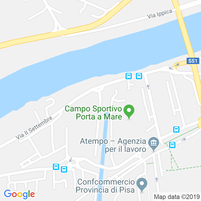 CAP di Via Giuseppe Vivoli a Pisa