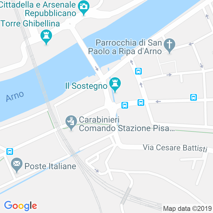 CAP di Via Porta A Mare a Pisa