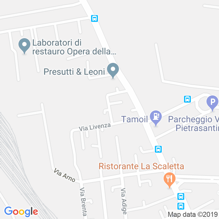 CAP di Via Serchio a Pisa