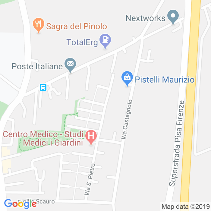 CAP di Via Stefano Piazzini a Pisa