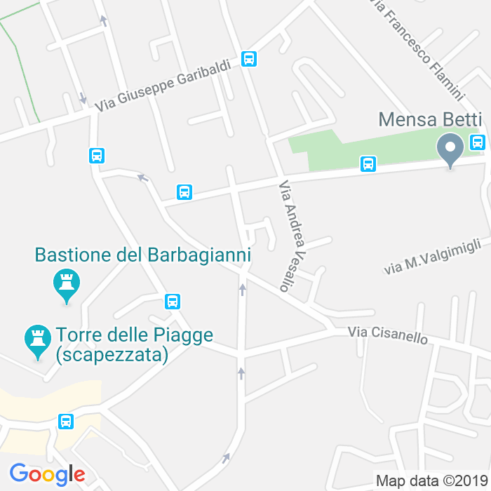 CAP di Piazza Bartolo Da Sassoferrato a Pisa