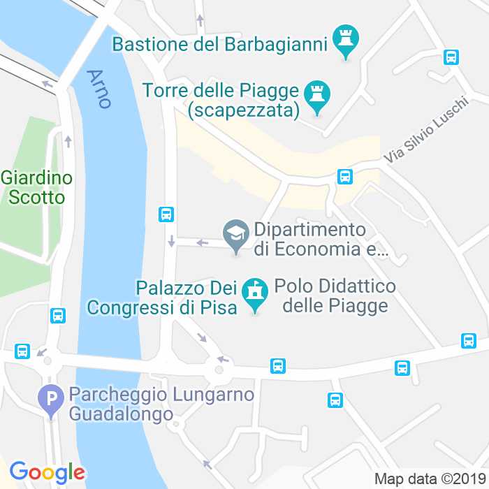 CAP di Via Cosimo Ridolfi a Pisa