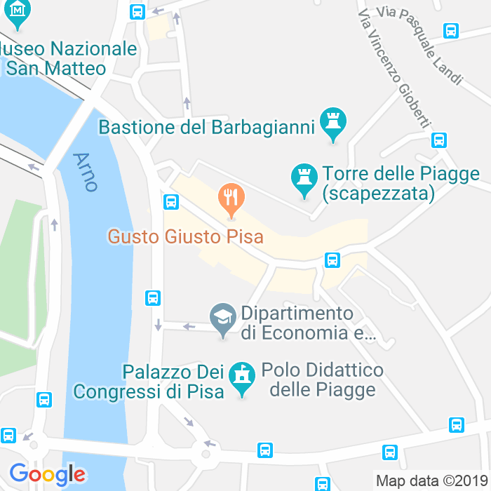 CAP di Via Del Borghetto a Pisa