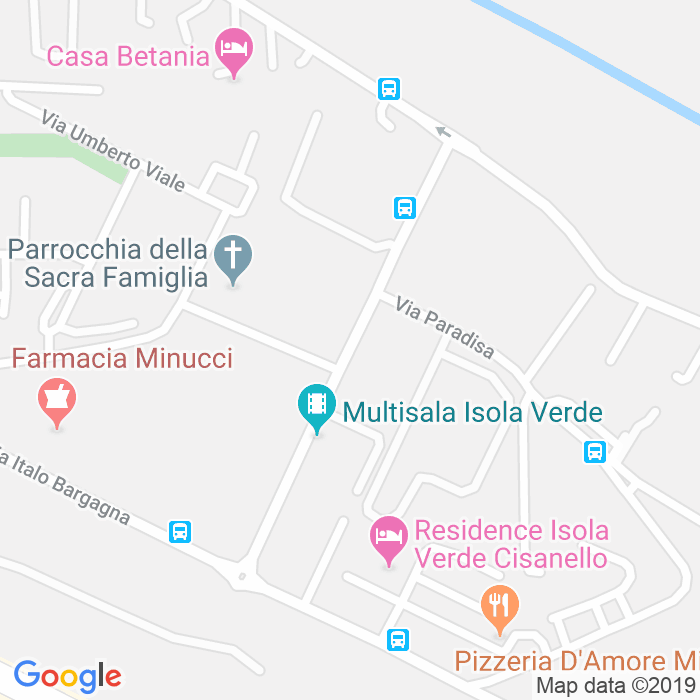 CAP di Via Vittorio Frascani a Pisa