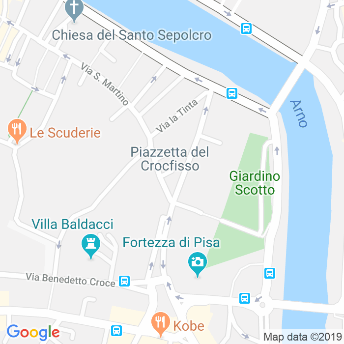 CAP di Piazza Del Crocifisso a Pisa