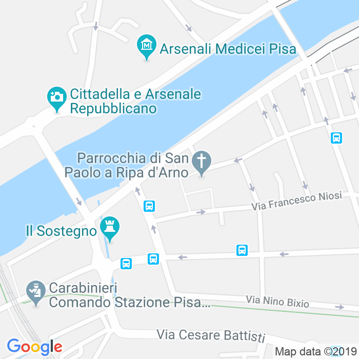 CAP di Piazza San Paolo A Ripa D'Arno a Pisa