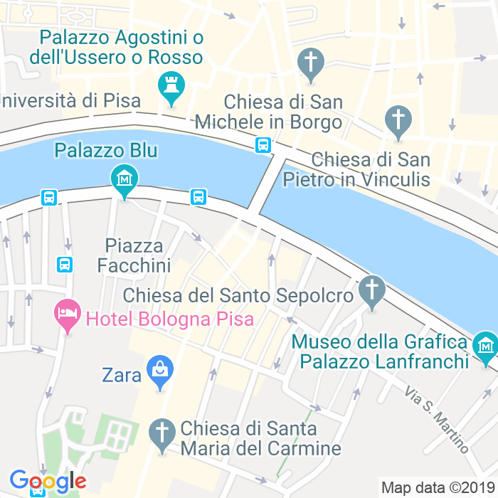 CAP di Via Di Banchi a Pisa
