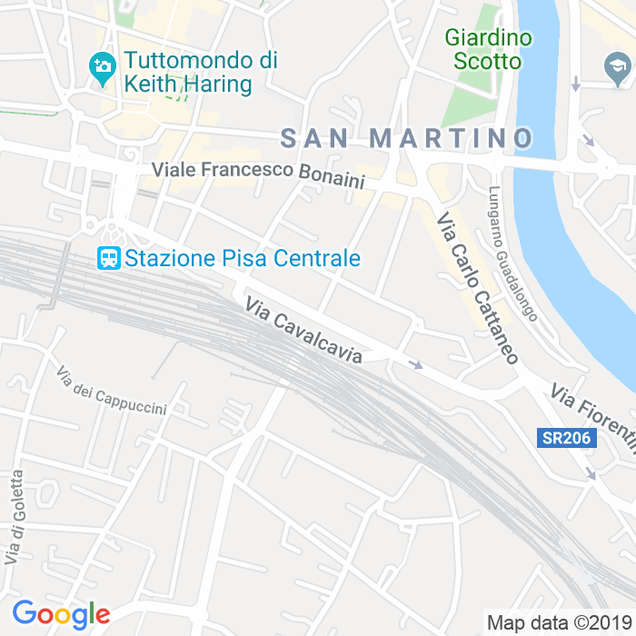 CAP di Via Filippo Corridoni a Pisa