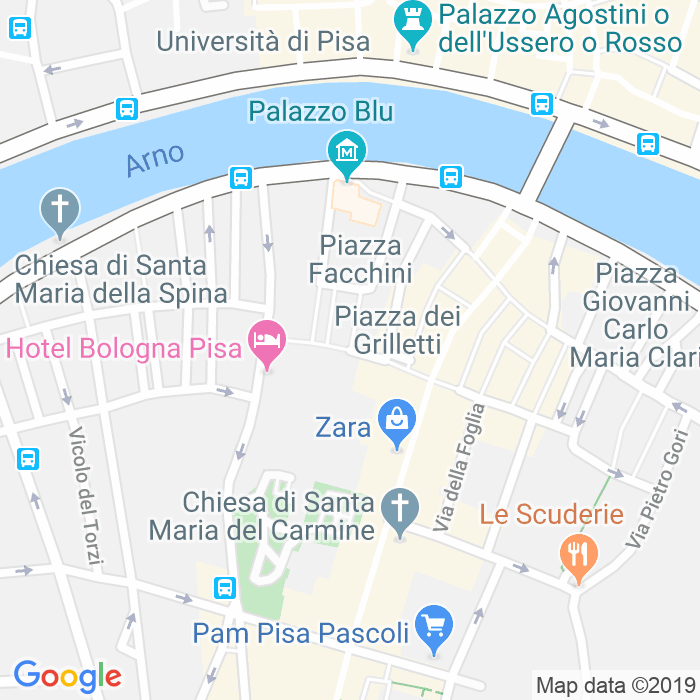 CAP di Via La Nunziatina a Pisa