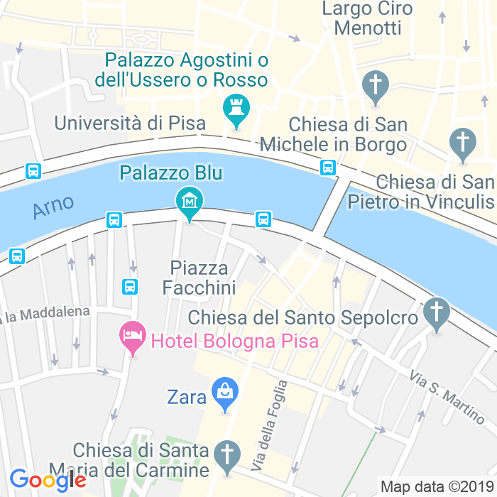 CAP di Via Pietro Toselli a Pisa