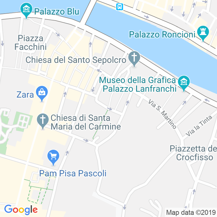 CAP di Via Scaramucci a Pisa