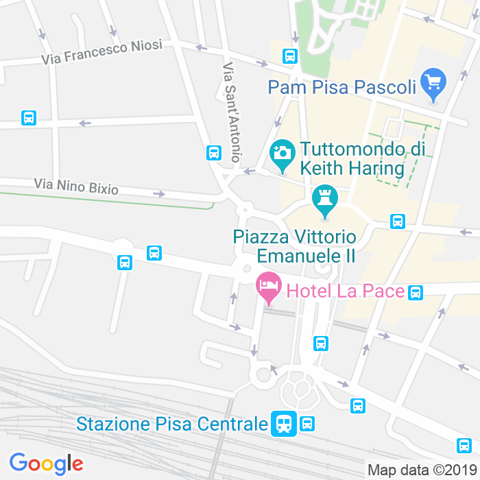 CAP di Via Silvio Pellico a Pisa