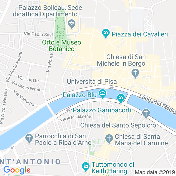 CAP di Lungarno Antonio Pacinotti a Pisa