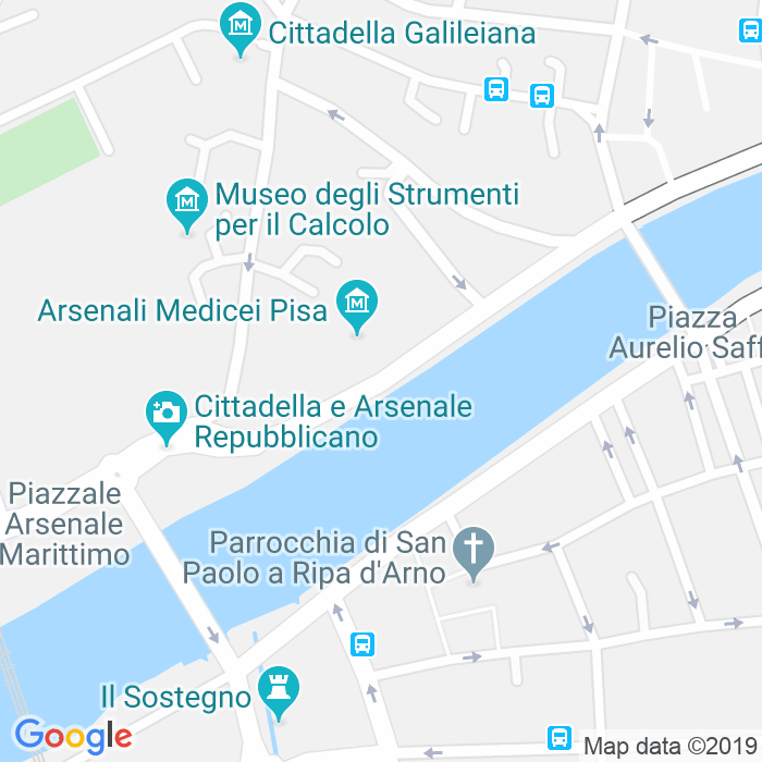 CAP di Lungarno Simonelli Ranieri a Pisa