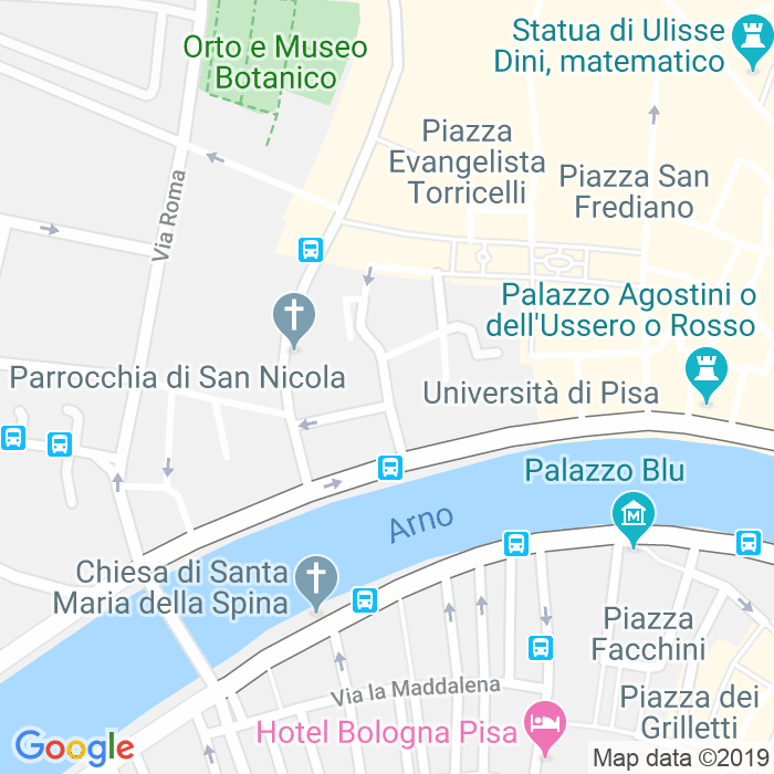 CAP di Piazza Carrara a Pisa