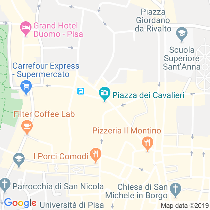 CAP di Piazza Dei Cavalieri a Pisa