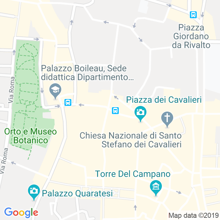 CAP di Piazza Francesco Buonamici a Pisa