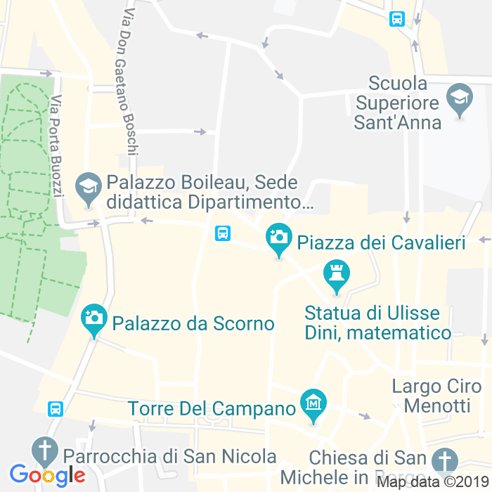 CAP di Via Arco Dei Gualandi a Pisa