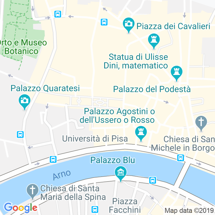 CAP di Via Bernardo Tanucci a Pisa