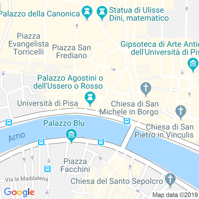 CAP di Via Del Porton Rosso a Pisa