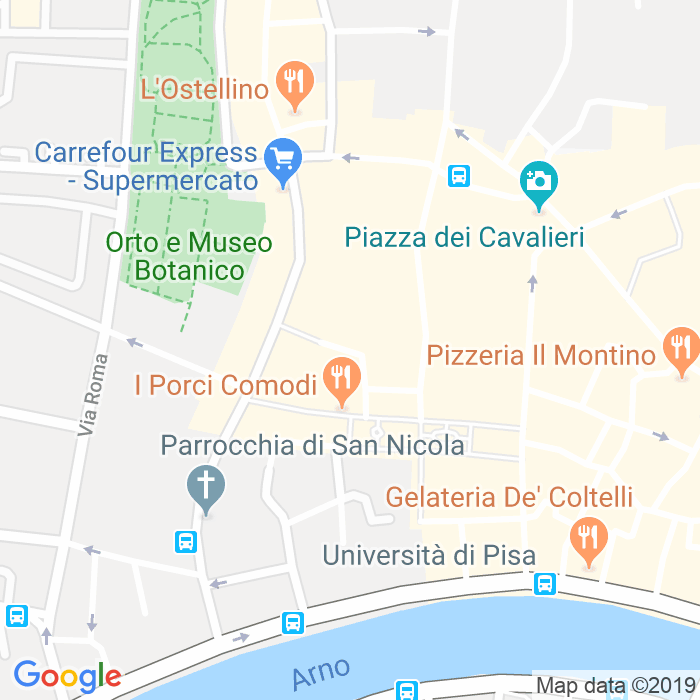 CAP di Via Luigi Galvani a Pisa