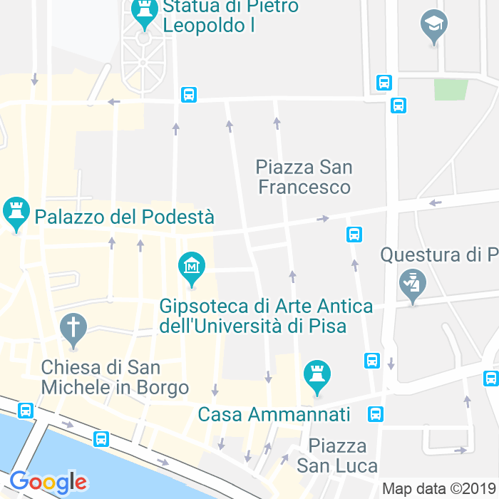 CAP di Piazza Alessandro D'Ancona a Pisa