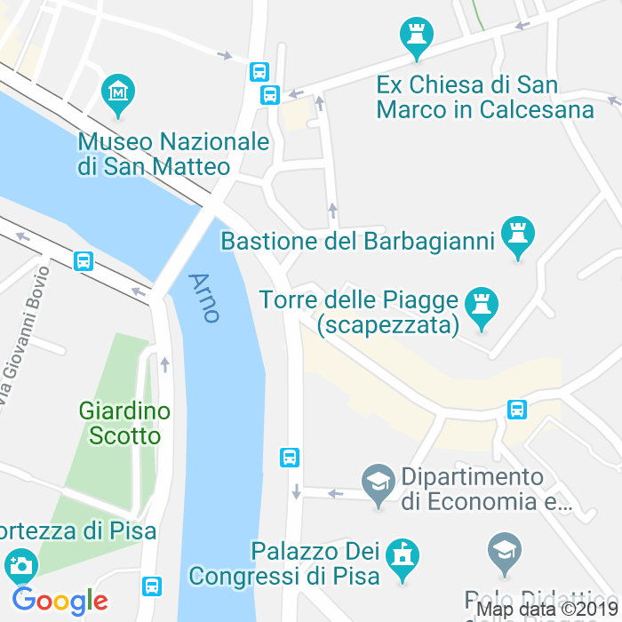 CAP di Piazza Federico Del Rosso a Pisa