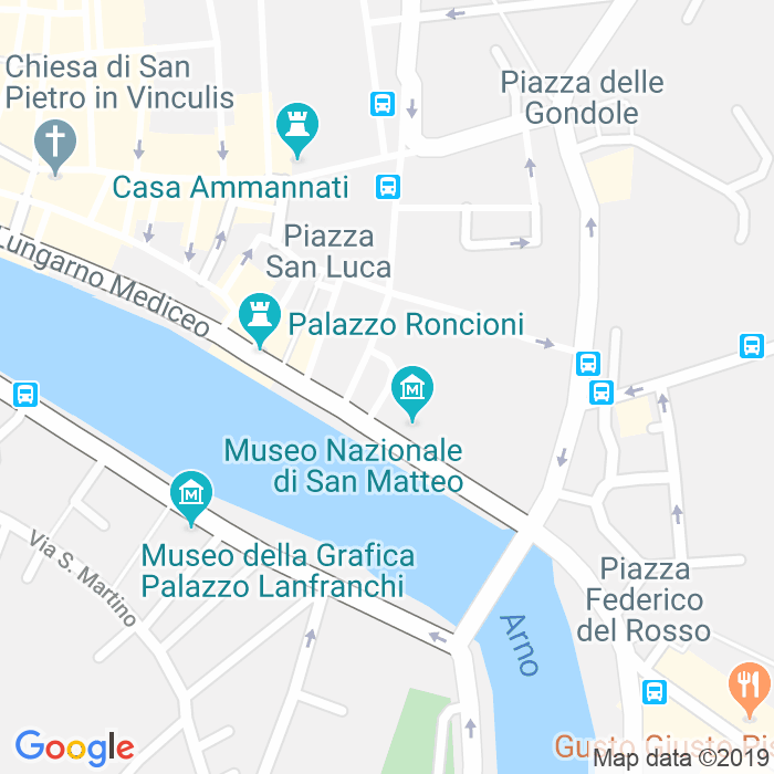 CAP di Piazza Giuseppe Mazzini a Pisa
