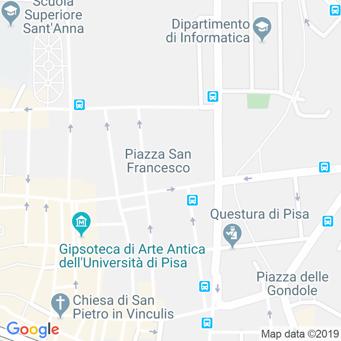 CAP di Piazza San Francesco a Pisa