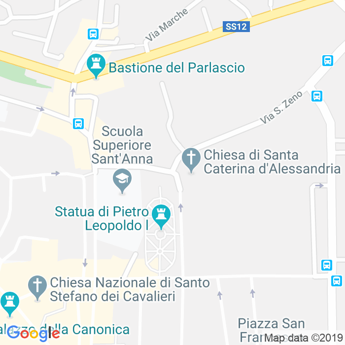 CAP di Piazza Santa Caterina a Pisa