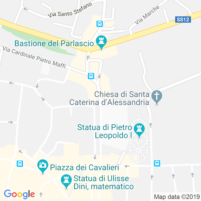 CAP di Piazzetta Ezio Tongiorgi a Pisa