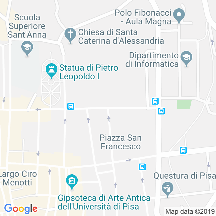 CAP di Via Andrea Berlinghieri a Pisa