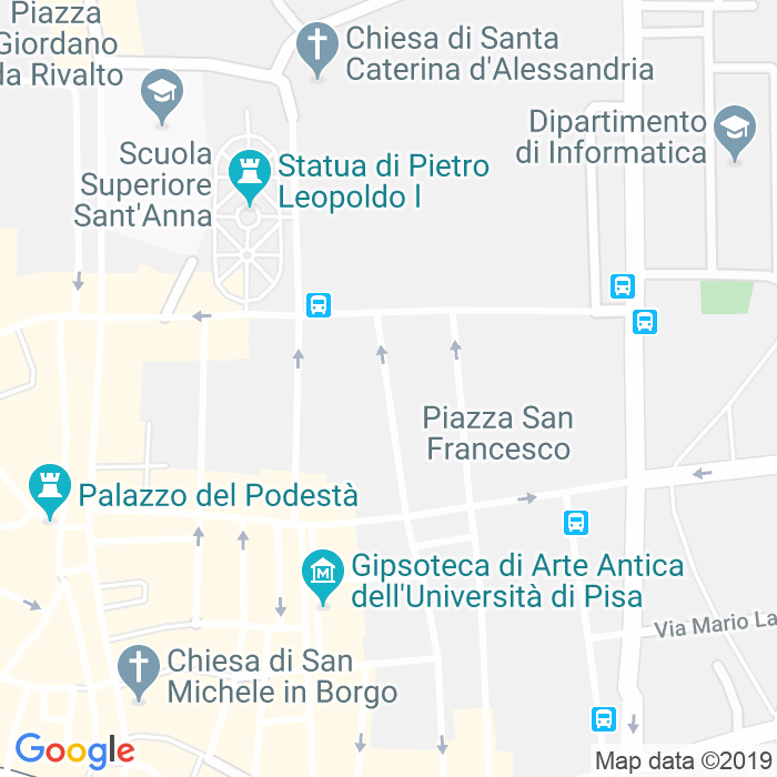 CAP di Via Del Ruschi a Pisa