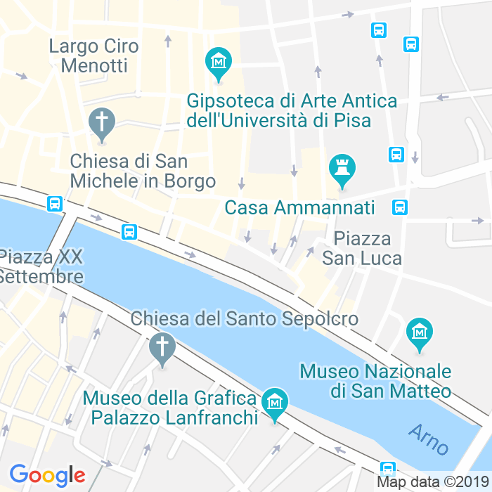 CAP di Via Delle Belle Torri a Pisa