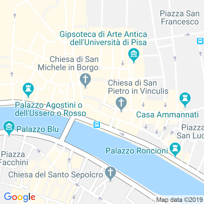 CAP di Via Domenico Vernagalli a Pisa
