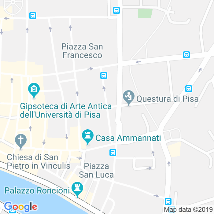 CAP di Via Ettore Sighieri a Pisa