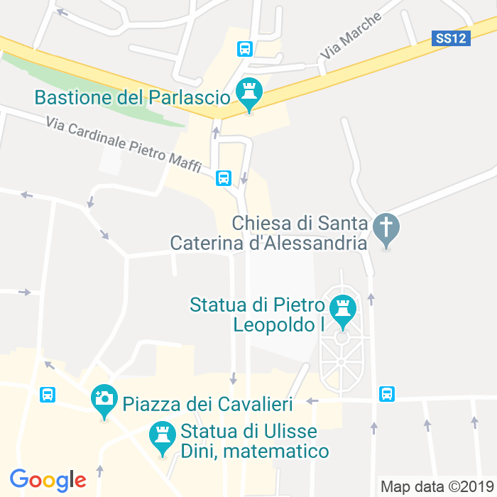 CAP di Via Giosue'Carducci a Pisa