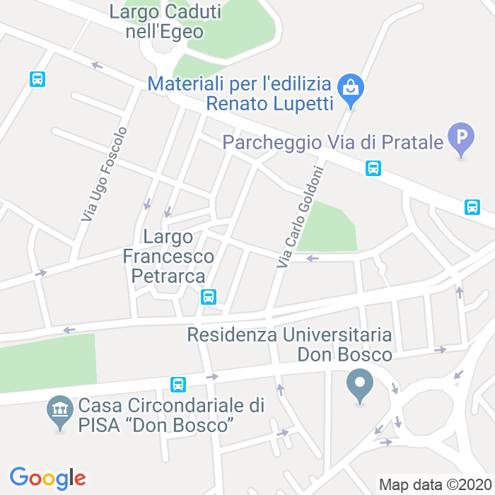 CAP di Via Girolamo Razzi a Pisa
