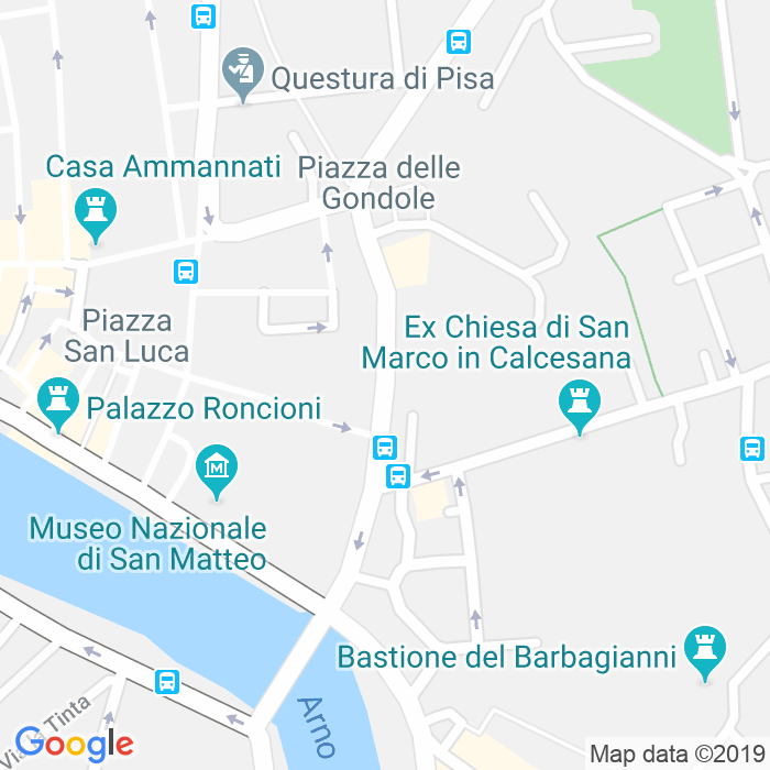 CAP di Via Santa Marta a Pisa