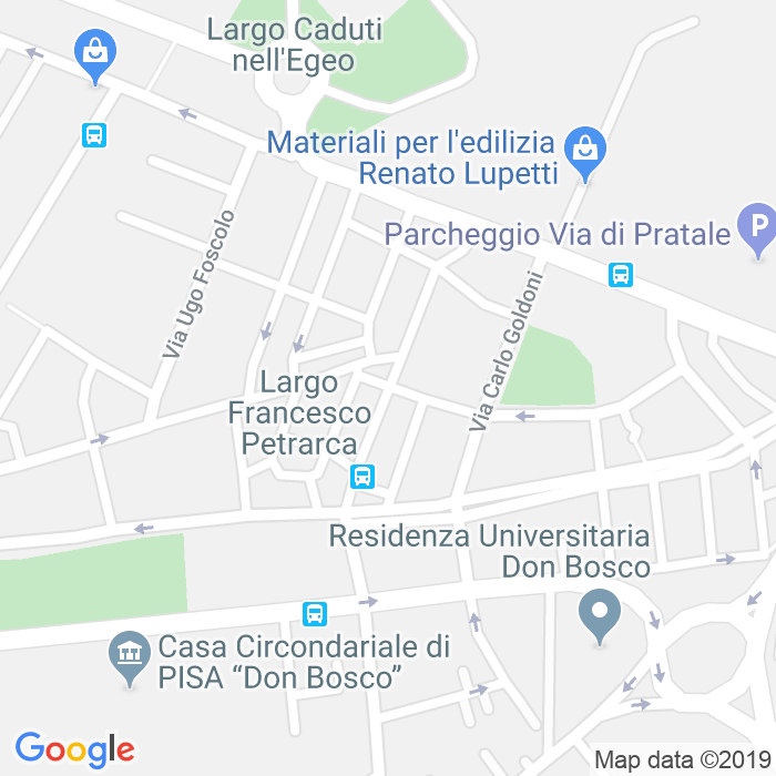 CAP di Via Spartaco Carlini a Pisa