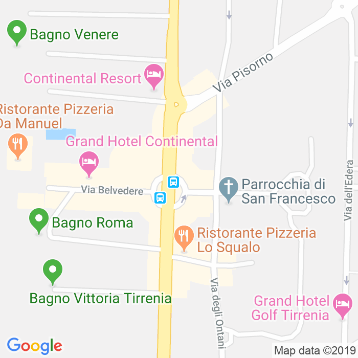 CAP di Piazza Belvedere a Pisa