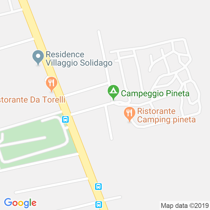 CAP di Via Delle Mimose a Pisa