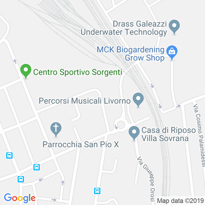 CAP di Via Giulio Perini a Livorno