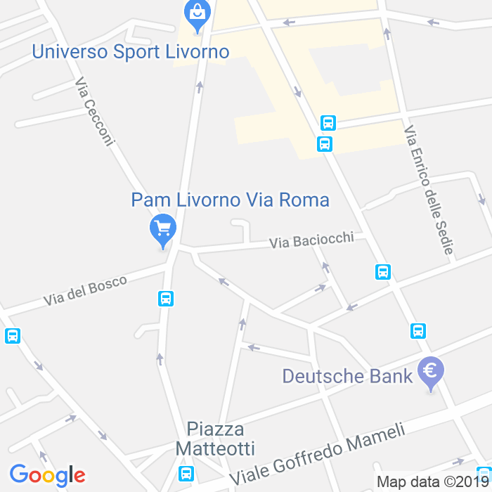 CAP di Via Baciocchi a Livorno
